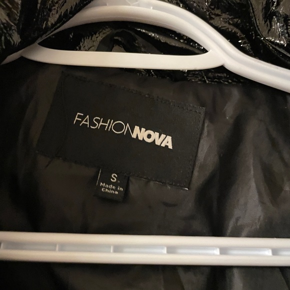 FASHION NOVA SHINY BOMBER - Picture 3 of 3